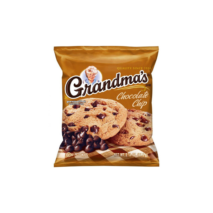 Telman Grandmas Chocolate Chip Cookies 60case 5979